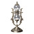 RUNLAIKEJI Sand Timer, 15/30 Minute Hourglass, Rotatable Vintage Hourglass Timer, Embossed White Sand Metal Glass Hourglass Timer, for Home Decoration, Office Decoration, Kitchen Wedding Gifts
