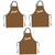 Cabilock 3pcs Grilling Apron Chef Aprons Server Aprons Hangning Neck Aprons for Women Clothing Aprons Cotton Aprons Mens Cloak Adjustable Apron Baking Apron Party Apron Bbq Apron Sleeveless