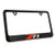 Chevrolet Z71 License Plate Frame Holder (2 Hole/Zinc, Black/Wide)