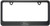 Ford Logo License Plate Frame (2 Hole, Black/Wide)