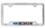 Ford Edge Chrome Plated Metal Bottom Engraved License Plate Frame Holder
