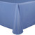 ULTIMATE TEXTILE 70 x 104-Inch Oval Polyester Linen Tablecloth Periwinkle Blue