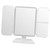 Beatifufu Dresser Mirror 1Pc LED vanity mirror stand up mirror LED makeup mirror lighted makeup mirror vanity vanity mirror foldable dressing table abs travel white adjustable LED Desk Light