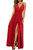 Newshows Spring Dresses for Women 2024 Summer Boho Maxi Dress Casual Clothes V Neck Spaghetti Strap Beach Vacation Outfits Flowy Long Vestidos Trendy(Wine, M)