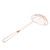 Asian Strainer Stainless Steel Wire Skimmer Ladle with Spiral Mesh Professional Skimmer Spoon Food Spaetzle Chips Strainer Ladle Colander Rose Gold