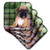 3dRose CST_4142_3 Brindle Boxer Puppy Ceramic Tile Coasters, Set of 4