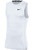 Nike Mens Pro Sleeveless Fitted Training Tee (Medium White)