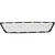 Ongcikoco Bumper Grille Center Side Textured Black Plastic Grill 12727070