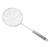 Skimmer Slotted Spoon Strainer Ladle Skimmer Stainless Steel Spider Strainer Ladle with Comfortable Handle for Spaghetti Noodles and Frying in Kitchen ?silver? Cooking Skimmers (Size : 18cm)