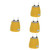 FOMIYES 4pcs Sugar Glider Nest Cotton Nest Plush Hammock House Rat Hanging Bed Sugar Glider Cage Swing Cage Accessories Guinea Pig Supplies Warm Hamster Hut Sleeping Nest Chinchilla