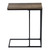Ynredee Side Table,C Shaped End Table for Couch,Side Table Snack Table,Sofa Table with Metal Frame for Small Spaces,Living Room,Bedroom,Bedside (Brown)