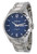 Armitron 20/5404NVSVTC Men's Stainless Steel Blue Dial Day Date 3-Hand Analog Watch