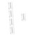 DECHOUS 5pcs coffee scale child glass water cup measuring cup drinks beaker juice storage cup water container glass coffee cup tumbler Multifunction milk juice storage cup