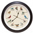 Mark Feldstein and Associates Original Singing Bird Wall Clock, 13 Inch (Black)