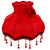 OSALADI Vintage Lamp Shade Fabric Flower Lamp Shade Fabric Bell Lampshade Clip on Bulb Light Covers for Chandelier and Pendant Lamps