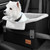 Dog Car Seat, Dog Car Seats for Small Dogs with Adjustable Strap, Lookout Car Seat for Dogs, Dog Booster Car Seat with Clip-On Leash for Front & Rear Seat, Pet Car Seat Up to 25LBS, Black & Grey