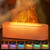 Volcano Humidifier Diffuser,7 Colors Changing Flame Essential Oil Diffuser with Timing Function Ultra Silent Volcano Humidifier Diffuser,Humidifiers for Bedroom Flame Diffuser
