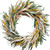 CIR OASES 24" Fall Wreath, Grain Harvest Gold Wheat Wreath with Leaves, Autumn Wreath for Front Door Outside Indoor Wall Window Harvest Thanksgiving & Fall Decor (24 inch Fall Wreath)