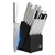 Petalirs Knife Set, 16 Pieces Kitchen Knife Set with Wooden Block, Chef Knife Set with Knife Sharpener for Self Sharpening, Dishwasher Safe, German Stainless Steel Knife Block Set with 6 Steak Knives
