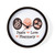 CafePress Peace Love Pharmacy Pharmacist Unique Decorative 10" Wall Clock