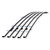 APS Compatible with Chevy Trailblazer 2006-2009 LT Lower Bumper Stainless Steel Chrome 8x6 Horizontal Billet Grille Grill Insert C66466A