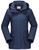 CAMEL CROWN Women's Waterproof Ski Snow Jacket Winter Coat with Warm Thickened Fleece Mountain Hooded Jacket Windbreaker Dark Blue M