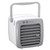 BESPORTBLE 1Pc mini air cooler mini air conditioner fan USB conditioning fan desktop air conditioner cooling vent fan Miniature Air Cooler desk fan office cooling fan plastic chargeable white