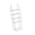 CHILDWEET Closet Organizing Shelves Closet Organizer Pajama Organizer Clothes Rack Hangers Storage Organizer Storage Shelves Hanging Closet Shelf Clothing Coat Hanger Manager Wardrobe White