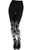 Restyle Demonic Cat Gothic Witchcraft Occult High Waist Leggings (M) Black