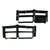 OHGGYQO 2pcs Bumper Grille Front Left Right Side Plastic Grill 16892