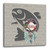 3dRose Native American Zodiac for July 22 to August 21 Salmon Fish - Wall Clock, 10 by 10-Inch (DPP_221979_1)