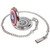 Accutime Watch Corp. Marvel Comics Avengers Captain America Shield & Logo Pocket Watch