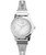 Timex Women's Fashion Stretch Bangles 25mm Watch - Silver-Tone Expansion Band Silver-Tone Dial Chrome Case