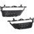 EIOFEVY Front Grill 2pcs Front Grill Fog Light Cover Left Right Side Textured Black Side Front Grill Bumper & Plastic 14869421