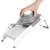 Mandoline Slicer for Kitchen, Adjustable Stainless Steel Cheese Grater Manual Vegetable Slicer with 4 Adjustable Blades for Potato, Tomato, Veggie, Onion