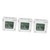 BESTOYARD 3pcs Countdown Timer Alarm Clock Countdown Clock Mini Timer Clock Timer Customize Shock White