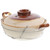 Cabilock Pottery Clay Cooking Pot Casserole Pot Nonstick Ceramic Stew Pot with Lid Chinese Earthen Pot for Hot Pot Dolsot Bibimbap Soup 0.5l
