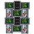 Jerry & Maggie - Photo Frame 23X18 Retro Gray Finish PVC Picture Frame Selfie Gallery Collage Wall Hanging for 6x4 Photo - 12 Photo Sockets - Classic Loyalty Style - Wall Mounting Design