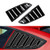 Tutor Auto Quarter Side Window Louvers for 2015 2016 2017 2018 Ford Mustang Louvers Visor Cover Sun Rain Shade Vent GT 5 Vents Window Scoop Louver
