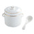 WouND Ceramic Stew Bowl Steam Bowl with Lid Bird's Nest Bowl Stew Pot Dessert Bowls Steamed Egg Bowl Soup Bowl