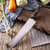 YOWUP Chef Knife,Kitchen Knife, 9 Inch Kiritsuke Knife Chefs Cleaver Sashimi Slicing Sushi Handmade Forged Longquan Kitchen Knives Wood Handle Cooking Tools