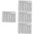 Cabilock 8 Pcs Bakery Measure Equivalent Chart Baking Supplies Bakery Conversion Chart Convenient Baking Chart Household Measure Chart Bakery Baking Chart Measuring Cup Stainless Steel
