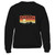 Oregon Vintage Gresham Mountain Sunset Retro Home State Hiking Souvenir Gift Black