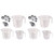Baluue 40 Pcs Graduated Measuring Cup 1 Cup Measuring Cup Measuring Spoon Baking Measuring Cups 2 Cup Measuring Cup Baking Measurements Kitchen Metal Spoon Measure Cup Scale Flour Plastic