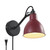 Gutenliter 2 in 1 Install Plug in Wall Sconce Swing Arm Wall Lamp Black Farmhouse Hardwired Wall Sconce Industrial Vintage Wall Mounted Light for Bedroom Reading (Red)