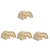 Sosoport 4 Sets Hamster Hideout House Hamster Cage Hiding Toy Guinea Pig Hideout Bite- Nest Small Pets Hideout Hamster Accessories Hamster Sleeping House Gerbil Chinchilla Wooden