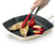 Cuisipro 12"Silicone Locking Tongs Red