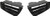 Evan Fischer Grille Assembly Compatible with 2002-2003 Mitsubishi Galant Set of 2 Driver and Passenger Side Black Plastic