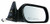 Depo 316-5405R3EB Mazda Passenger Side Power Non-Heated Mirror (6 03-08 Without Defogger Without Turbo Paint To Match)