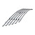 APS Compatible with Infiniti M35 M45 2008-2010 Lower Bumper Stainless Steel Chrome Billet Grille Grill Insert S18-A85966N